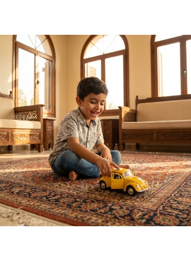سيارة لعب معدنية بتصميم كلاسيكي – نموذج سيارة بباب قابل للفتح - Image 5